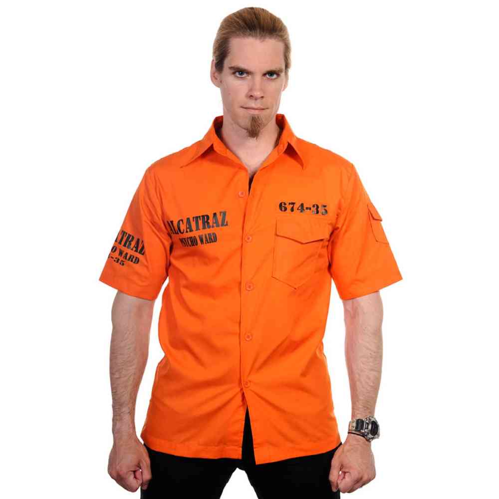 Banned - ALCATRAZ Bluse - Orange